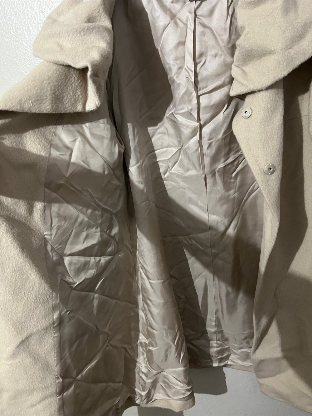 Itala Testino BabyAlpaca/Wool Blend Shawl Collar Trench Coat - Picture 7 of 8